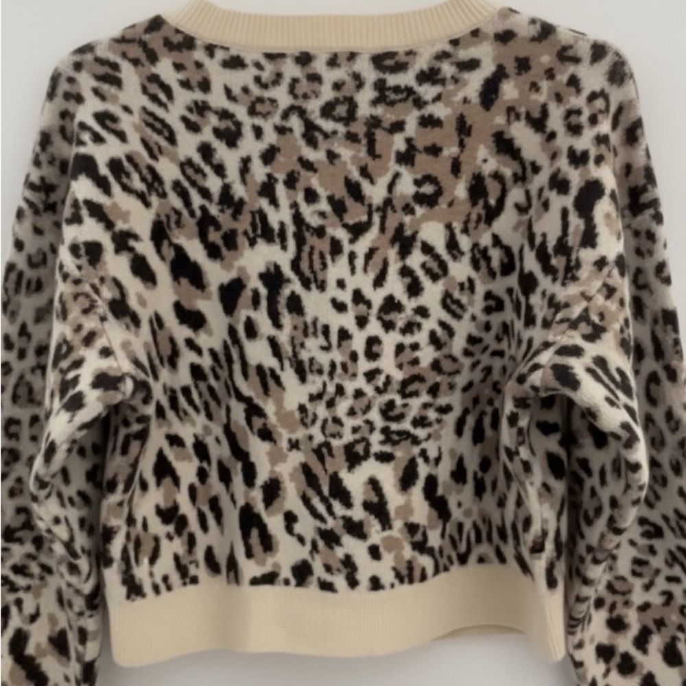 Chic Leopard Print Cashmere Like Cardigan - Women’s - Size: 3X - NWT - Picture 2 of 7